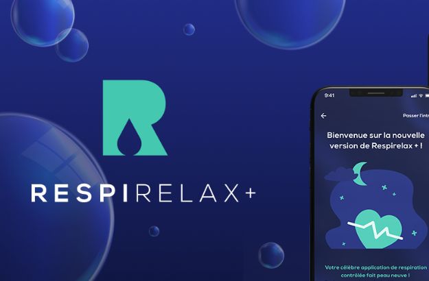 Application mobile Respirelax+ dédiée à la respiration et au bien-être