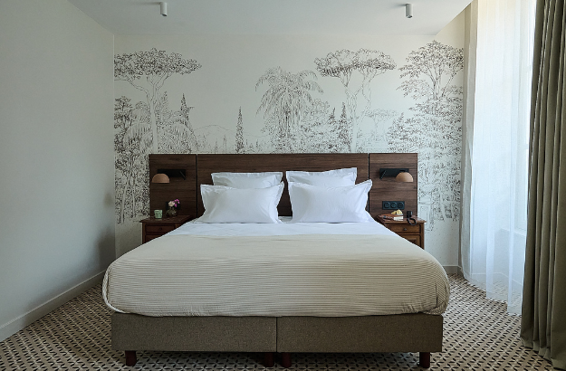 Chambre Supérieure avec vue sur le Parc d’Allevard à l’Hôtel Le Parc