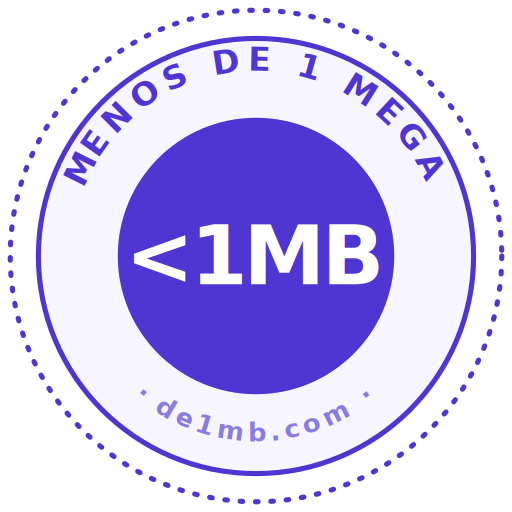 Menos de 1 MB