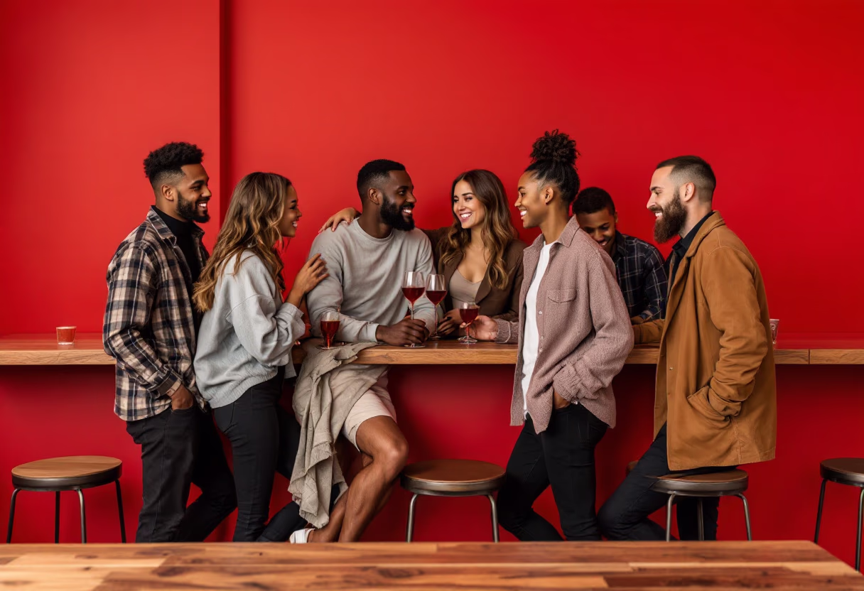 image of guests enjoying a party (for a bars & pub)