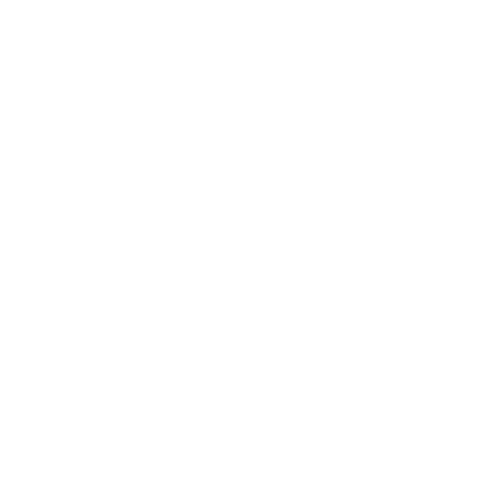 White heart shape on a black background.