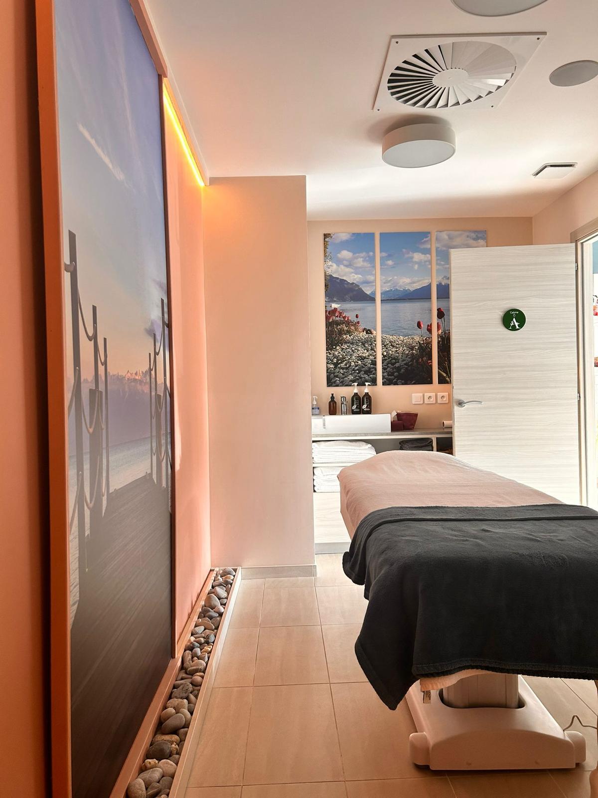 Cabine de soin Institut de beauté Alexir