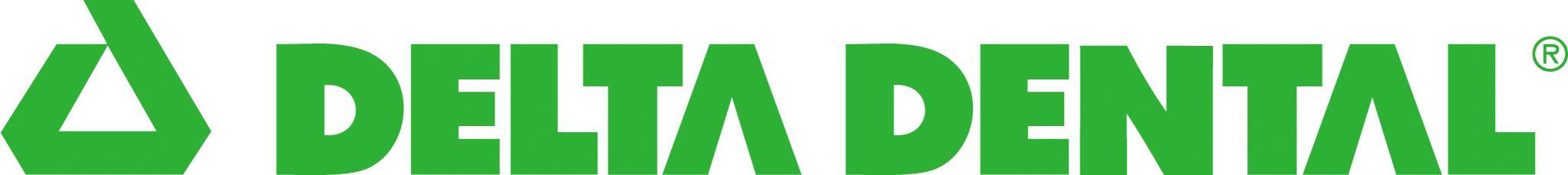 tandard Delta Dental logo in bright green, one of the most widely accepted dental insurance providers in the U.S., known for PPO and HMO plans.