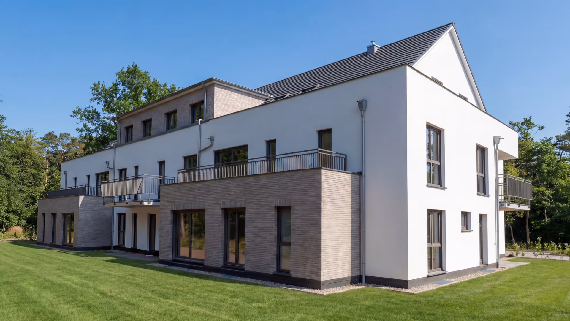 Foto des modernen Neubauprojektes "Ehlershausen Appartments"