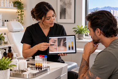 Advanced facial treatment for dull, dehydrated skin in Las Vegas, Nevada
