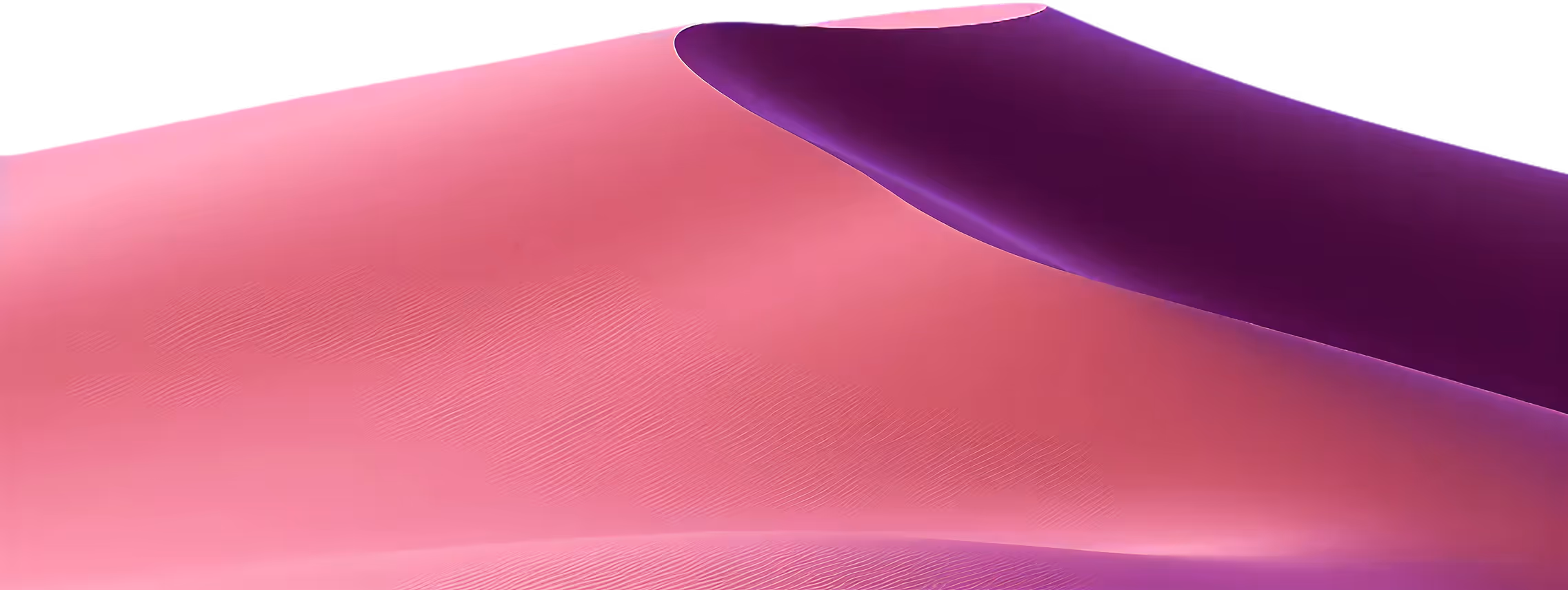 Abstract digital artwork featuring smooth, flowing shapes in shades of pink and deep purple.