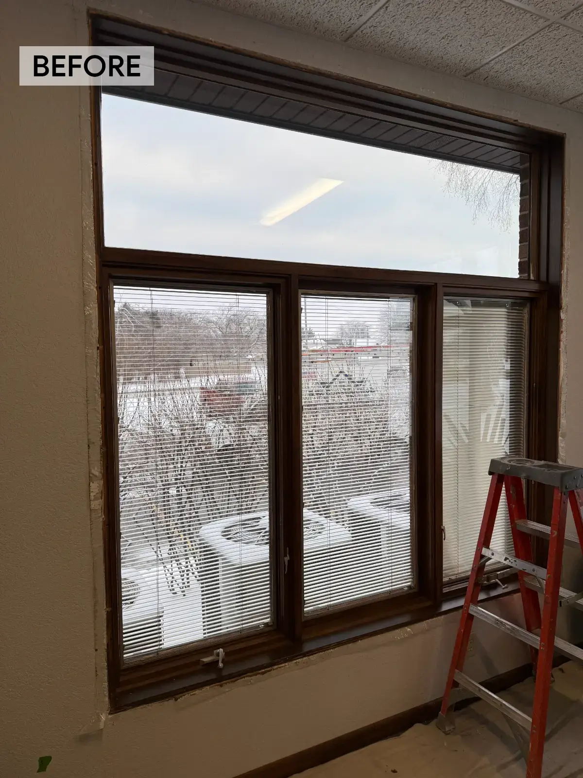 home before siding replacement