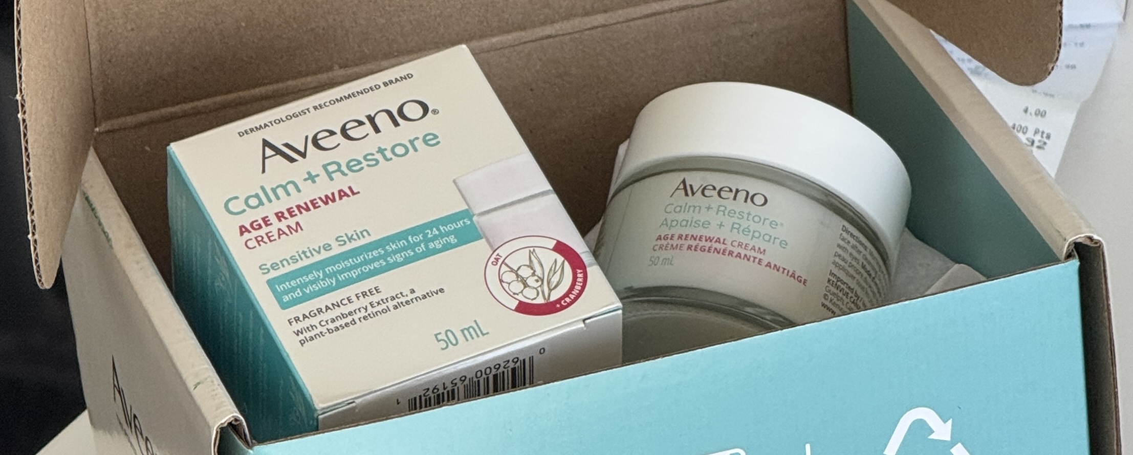 My First PR Package Ever! Collab with Aveeno via Influenster