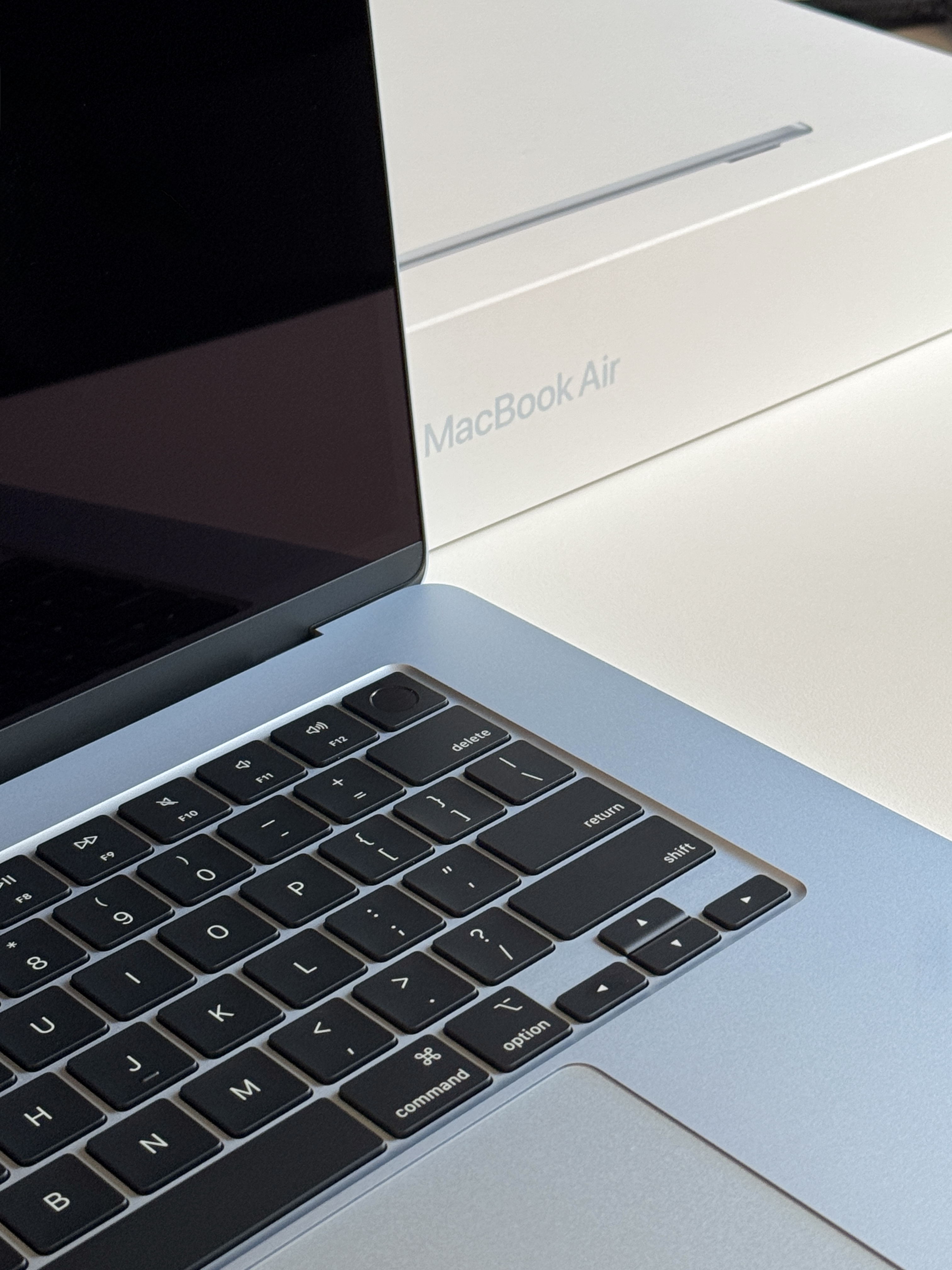 My New MacBook Air M4 in Sky Blue 🩵