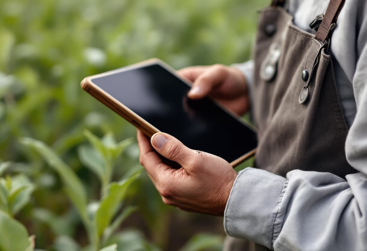 image of agricultural technology usage for a food and agtech business