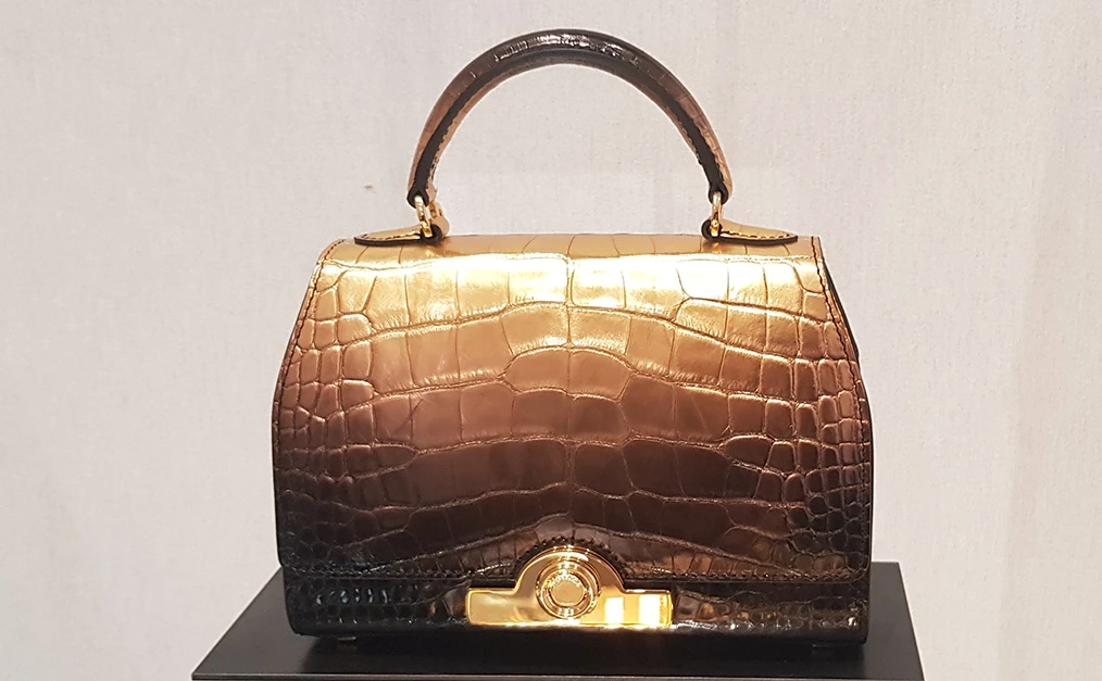 24K Gold Gradient on Bespoke Rejane Handbag (Moynat)