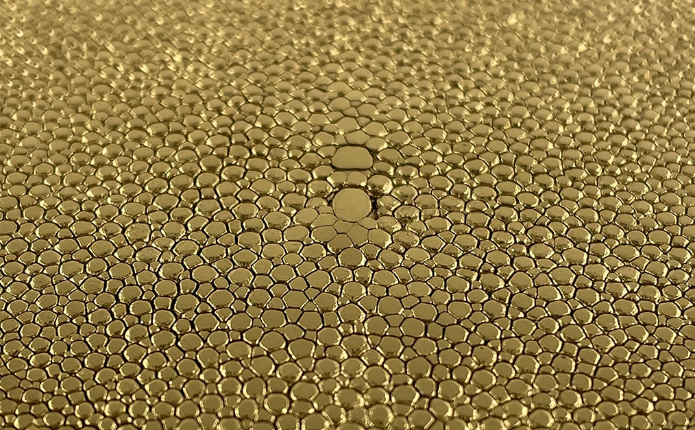 24K Gold on Shagreen
