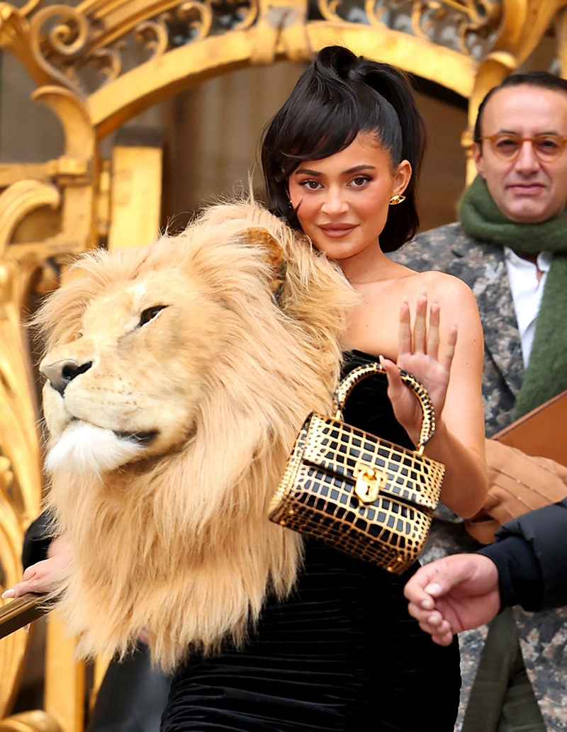 24K Gold on Alligator Leather For Schiaparelli Handbag