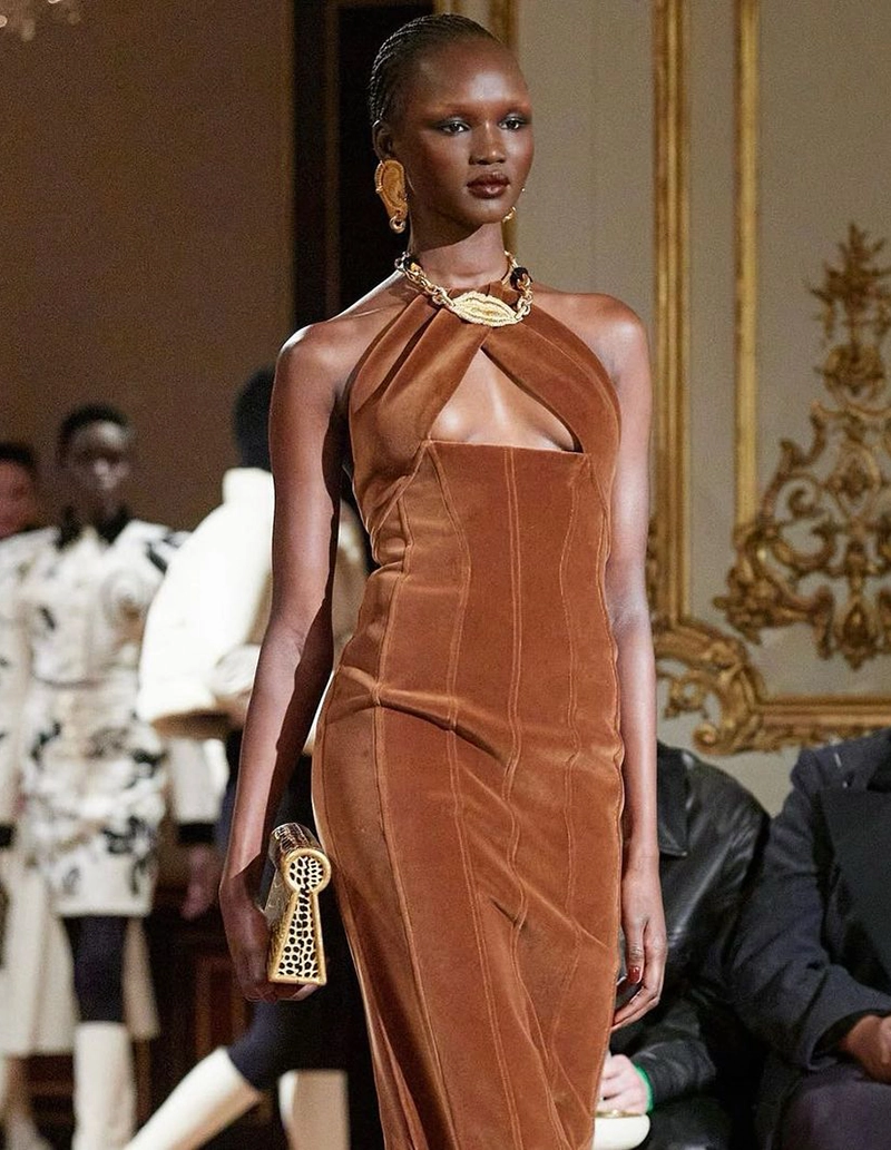 24K Gold on Alligator Leather For Schiaparelli Handbag