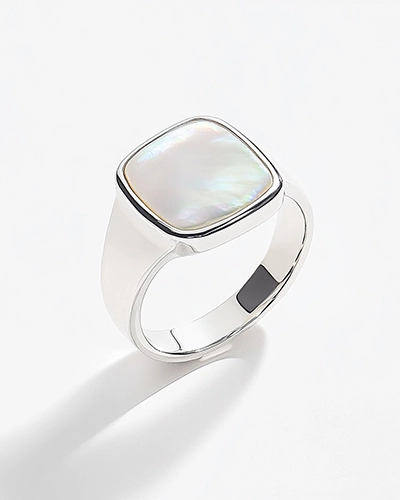 18K White Gold Coating on Ring