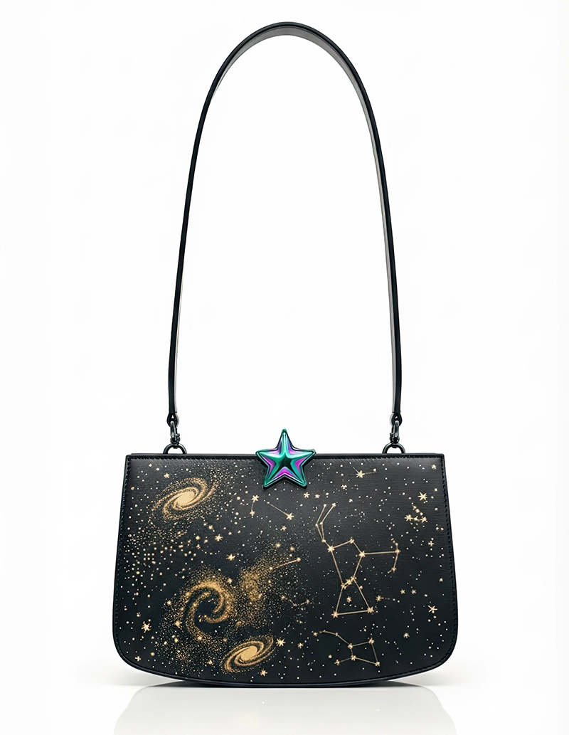 24K Gold Stars on Sac A Malice Space by Hermès