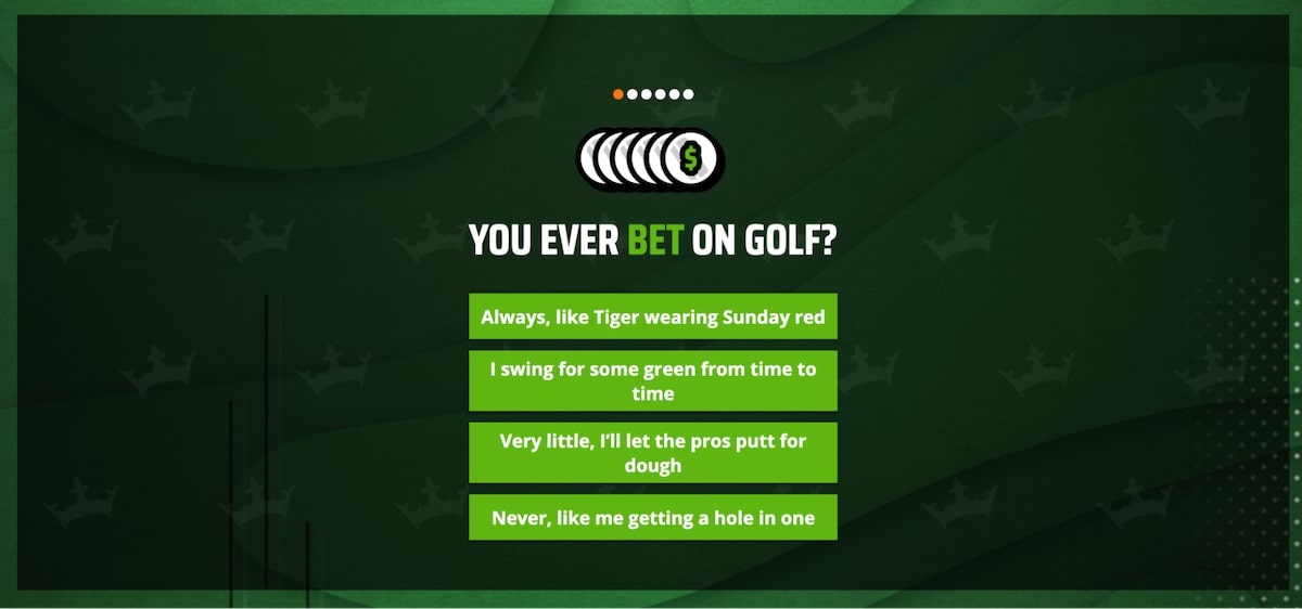 A personality quiz developed by DraftKings