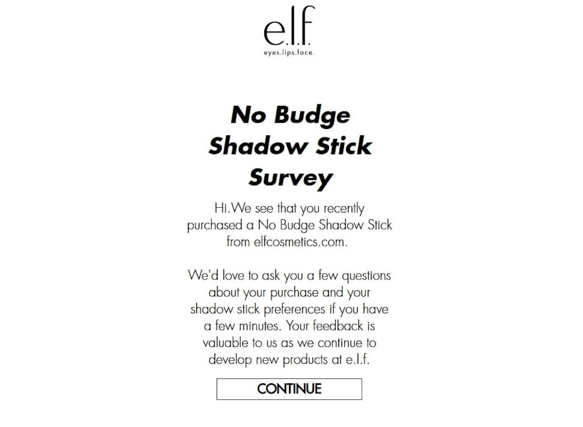 67442dfc08474b050c27c58d 67442cdc6c397fdc1dd04e2b e.l.f.-Cosmetics-E2-80-99-online-survey
