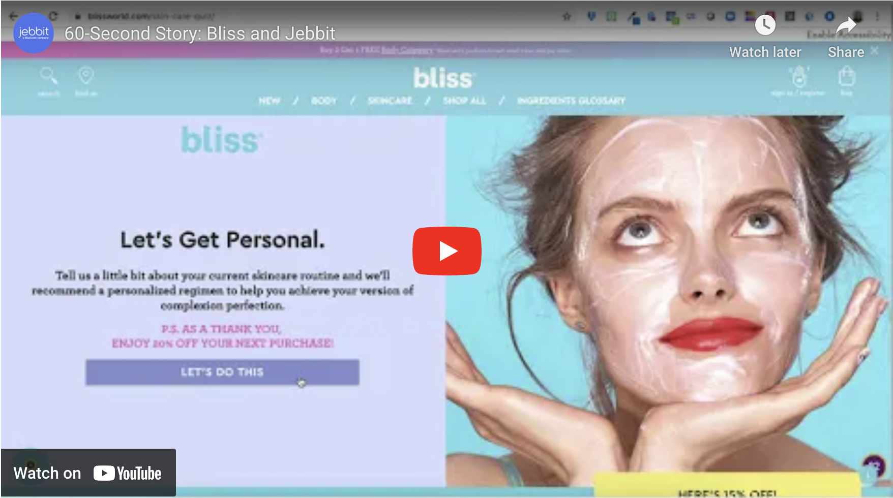 Bliss Let-s Get Personal