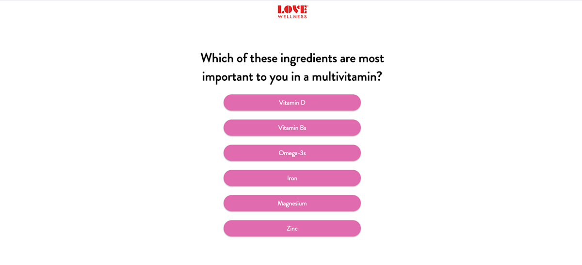 Love Wellness Survey