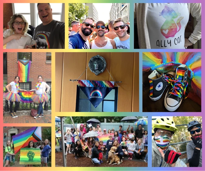 BlueConic employees celebrating pride