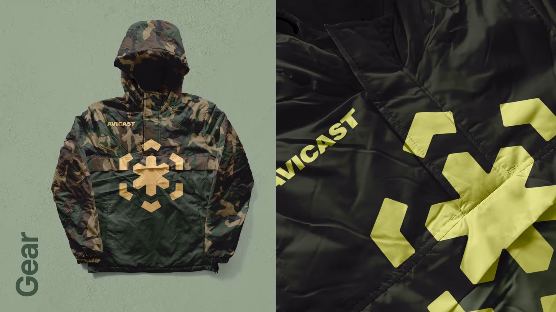 vicast UI screens presenting avalanche conditions and guidance