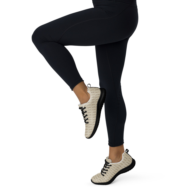 Boost your mood throughout your busy day with comfy and lightweight athletic shoes. Equipped with breathable lining, a padded collar, and rubber outsole—they’ll easily become your go-to footwear.

• 100% polyester ultralight flyknit
• Ethylene-vinyl acetate (EVA) rubber outsole
• Breathable lining
• Soft insole and a padded collar
• Lace-up front
• Soles and laces in matching colors
• Blank product sourced from China

Disclaimers: 
• The outsole design varies by size. Sizes 37.5 to 40 have a point-like pattern, while sizes 40.5 to 47.5 feature stripes.
• A strong glue smell is expected upon the product’s arrival. Allow the shoes to air out for a couple of days and the smell will disappear.