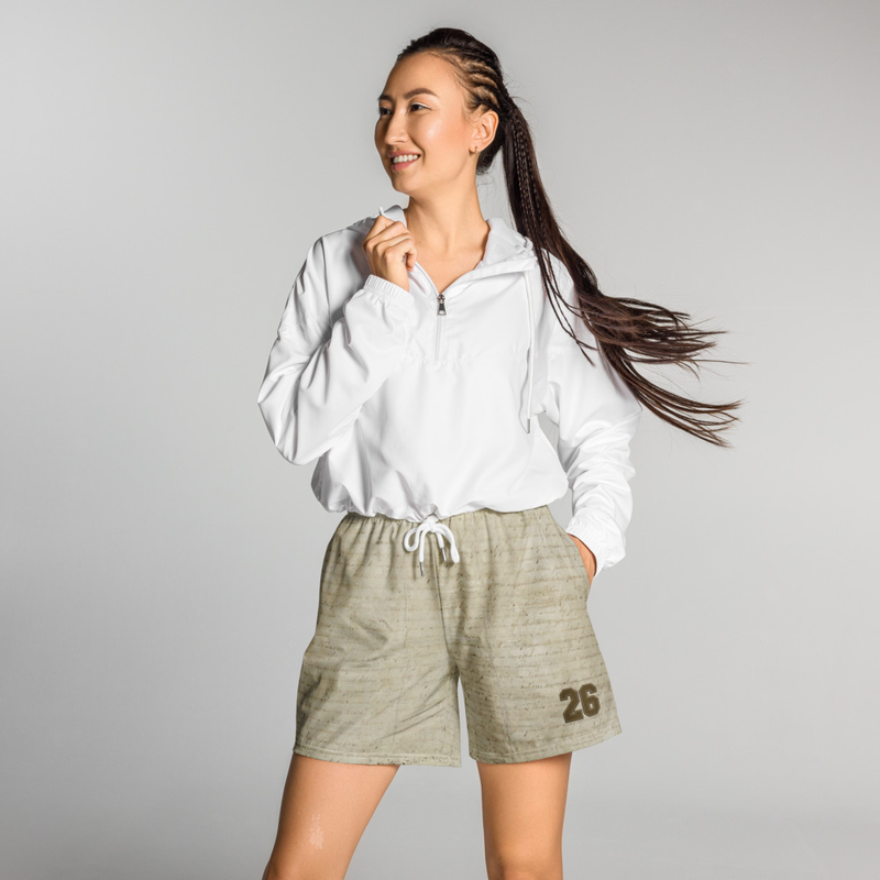 Sports outfits can be a lot of hassle, but with these long shorts there's no need for that. Just throw on a pair and go running, swimming, weight-lifting, or participate in any other activity that pops in your mind. These shorts won't let you down!

• 91% recycled polyester, 9% spandex
• Fabric weight: 5.13 oz. /yd. ² (174 g/m²)
• Four-way stretch moisture-wicking microfiber fabric
• Breathable and fast-drying material
• UPF50+ protection
• 6.3" (16 cm)inseam
• Elastic waistband with a flat white drawstring
• Mesh side pockets
• No inner lining
• Blank product components sourced from China