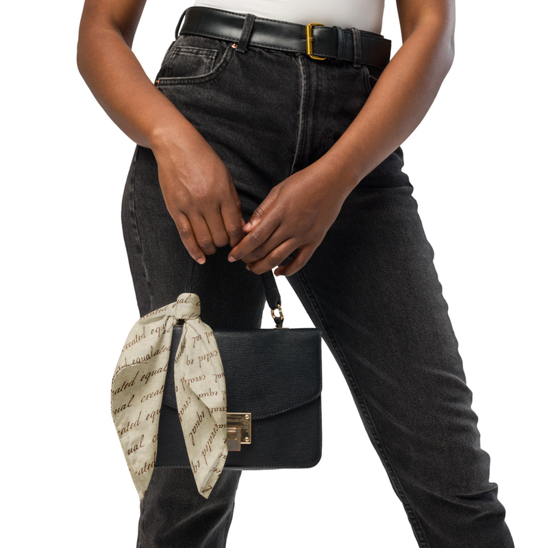 Get ready to make a statement with this all-over print bandana. Mix up your outfits by using this as a headband, necktie, or armband. In fact, why not get a second bandana to match your pet? Grab a few and hit the streets in style!

• Fabric composition in the EU: 65% recycled polyester, 35% polyester
• Fabric composition in the US: 100% recycled polyester
• Fabric weight in the EU: 2.95 oz./yd.² (100 g/m²)
• Fabric weight in the US: 3.24 oz./yd.² (110 g/m²)
• Fabric specifications in the EU: Breathable; moisture-wicking material with UPF50+ protection
• Lightweight and soft to the touch
• Double-folded edges
• Single-sided print
• Multifunctional 
• The fabric is OEKO-TEX 100 standard certified
• The recycled content of this product is certified under GRS (Global Recycled Standard)
• Blank product components sourced from China/Mexico

Important sizing information: the smallest bandana size is made for small pets and won’t fit a grown-up. Please choose the medium or large size if you’re ordering for a grown-up.