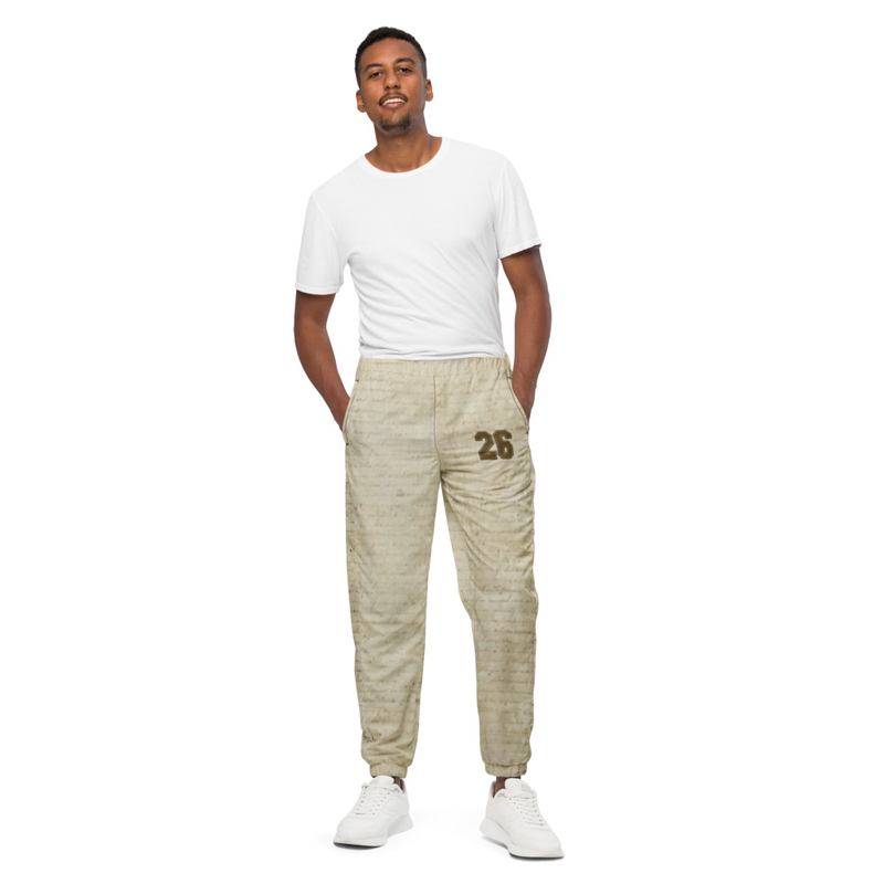 The unisex track pants are your new go-to piece for working out or styling a streetwear outfit. The water-resistant, lightweight fabric and mesh lining provide comfort, while elastic ankle cuffs will make it easy for you to show off your kicks. Style it with a windbreaker for a complete look and feel.

• 100% polyester
• Fabric weight: 2.21 oz/yd² (75 g/m²)
• Lightweight, water-resistant fabric
• Fully lined, mesh lining 
• Relaxed fit
• Elastic waistband and ankle cuffs
• Drawcord
• Zip pockets
• Sits at hip
• Blank product sourced from China