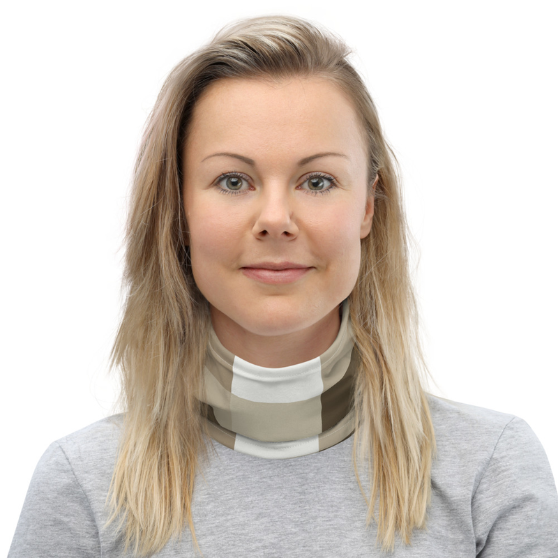 This neck gaiter is a versatile accessory that can be used as a face covering, headband, bandana, wristband, and neck warmer. Upgrade your accessory game and find a matching face shield for each of your outfits. 

- Fabric composition in the EU: 96% polyester, 4% spandex
- Fabric composition in the US: 93% polyester, 7% spandex
- Fabric weight in the EU: 6.34 oz./yd.² (215 g/m²)
- Fabric weight in the US: 7.08 oz./yd.² (240 g/m²)
- Breathable fabric
- Smooth, comfortable 2-way stretch fabric that stretches and recovers on the cross and lengthwise grains
- Washable and reusable
- One size
- Printed on one side, the reverse side is left blank
- Blank product components in the EU sourced from Lithuania
- Blank product components in the US sourced from Mexico