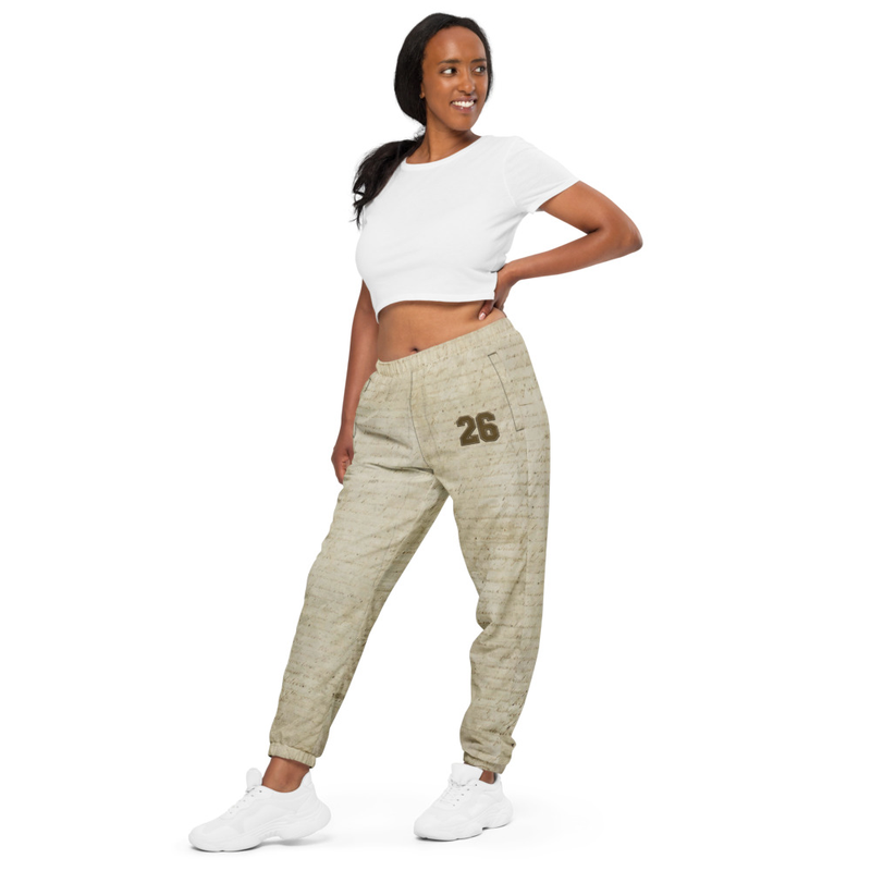 The unisex track pants are your new go-to piece for working out or styling a streetwear outfit. The water-resistant, lightweight fabric and mesh lining provide comfort, while elastic ankle cuffs will make it easy for you to show off your kicks. Style it with a windbreaker for a complete look and feel.

• 100% polyester
• Fabric weight: 2.21 oz/yd² (75 g/m²)
• Lightweight, water-resistant fabric
• Fully lined, mesh lining 
• Relaxed fit
• Elastic waistband and ankle cuffs
• Drawcord
• Zip pockets
• Sits at hip
• Blank product sourced from China