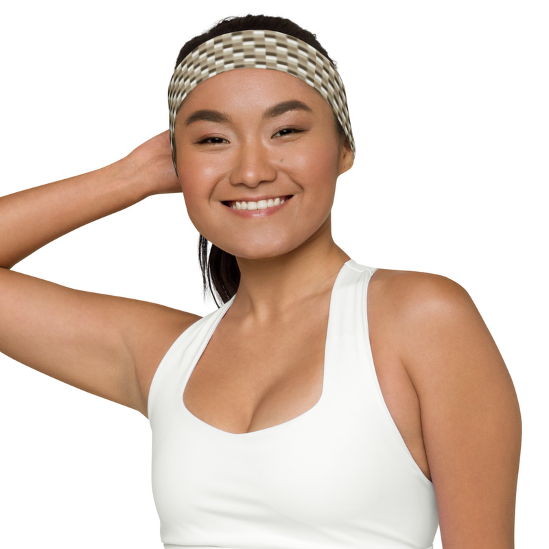 This soft, stretchy headband adds that extra bit of comfort for your workouts, while also being stylish enough to rock with a Friday-night look. Don’t miss out on getting your own!

• 75% recycled polyester, 25% elastane for production in the US/Mexico
• 82% polyester, 18% elastane for production in Latvia
• Fabric weight: 6.64 oz./yd.² (225 g/m²) in the US/Mexico
• Fabric weight: 6.78 oz./yd.² (230 g/m²) in Latvia
• Moisture-wicking
• Blank product components sourced from Mexico and China