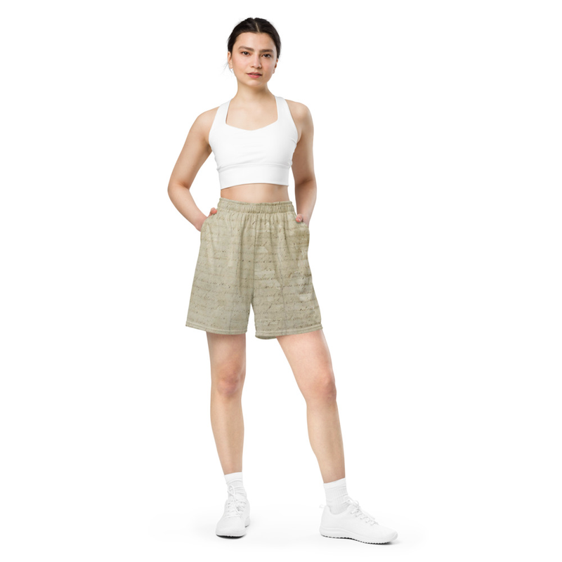 These shorts are the perfect choice for those who need flexibility in their attire. Whether you’re hitting the gym, running errands or enjoying an outdoor activity, they’ll be your trusty companion. Look good, feel good, and stay comfortable, all with the unisex mesh shorts.

•  100% recycled polyester fabric
•  Fabric weight in the EU (may vary by 5%): 5.61 oz./yd.² (190 g/m²)
•  Fabric weight in the US (may vary by 5%): 4.42 oz./yd.² (150 g/m²)
•  Two-way stretch fabric
•  Moisture-wicking material
•  Regular fit
•  UPF50+ protection
•  Elastic waistband
•  The fabric is OEKO-TEX 100 standard certified
•  The recycled content of this product is certified by the Global Recycled Standard (GRS) for EU-manufactured items, and by the Recycled Claim Standard (RCS) for items manufactured in the US