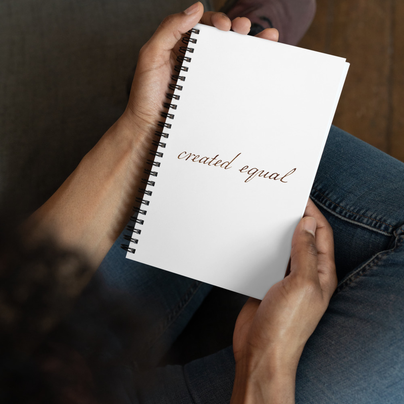 A good notebook can help you with motivation to take more notes, write down ideas, or list future dreams. This custom wire-bound notebook will be a great daily companion whenever you need to put your thoughts down on paper!

• Covers with soft-touch coating
• Cover weight: 10.38 oz/yd² (352 g/m²)
• Page weight: 2.62 oz/yd² (89 g/m²)
• Metal wire-o binding
• 140 dotted pages
• US fulfilled notebooks measure 5.5″ × 8.5″ (13 × 21 cm)
• EU fulfilled notebooks measure 5.7″ × 8.5″ (14.5 × 21 cm)
• Blank product sourced from the US and Sweden