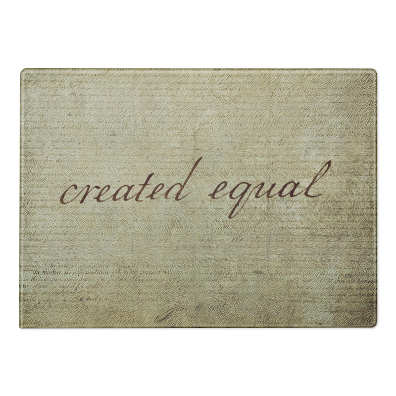 Show off your style with a printed cutting board for slicing, serving, or decorating. Featuring a vibrant design, this board refreshes your kitchen game. It’s scratch-resistant, stable, and available in two sizes.

• Tempered glass with a whorled-texture surface
• Two sizes: 8″ × 11″ (20.3 cm × 27.9 cm), and 11″ × 15″ (27.9 cm × 38.1 cm)
• Four rubber dots for additional stability
• Scratch and cut-resistant
• Hand wash only
• Blank product sourced from China

Disclaimer: Glass surface may dull knives over time.