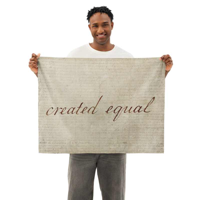 Dress up your walls with custom-printed indoor tapestries. Made from durable polyester, and designed to showcase your creativity in vibrant color.

• 100% polyester
• 2 sizes: 26" × 36" (66 × 91.5 cm), 50" × 62" (127 × 157.5 cm)
• Machine washable in cold water, tumble dry low, do not bleach
• Blank product sourced from China