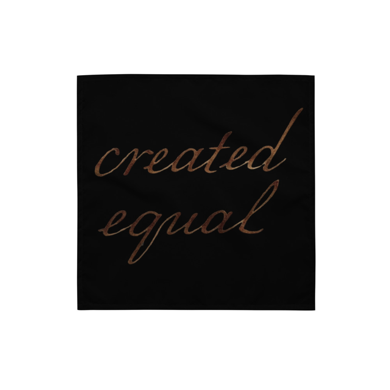 Get ready to make a statement with this all-over print bandana. Mix up your outfits by using this as a headband, necktie, or armband. In fact, why not get a second bandana to match your pet? Grab a few and hit the streets in style!

• Fabric composition in the EU: 65% recycled polyester, 35% polyester
• Fabric composition in the US: 100% recycled polyester
• Fabric weight in the EU: 2.95 oz./yd.² (100 g/m²)
• Fabric weight in the US: 3.24 oz./yd.² (110 g/m²)
• Fabric specifications in the EU: Breathable; moisture-wicking material with UPF50+ protection
• Lightweight and soft to the touch
• Double-folded edges
• Single-sided print
• Multifunctional 
• The fabric is OEKO-TEX 100 standard certified
• The recycled content of this product is certified under GRS (Global Recycled Standard)
• Blank product components sourced from China/Mexico

Important sizing information: the smallest bandana size is made for small pets and won’t fit a grown-up. Please choose the medium or large size if you’re ordering for a grown-up.