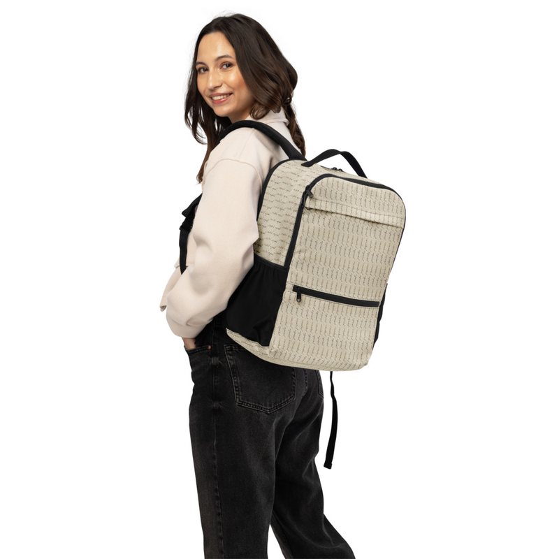 Express your style with a backpack that’s equal parts trendy and practical. It provides spacious compartments, a secure laptop pocket, and a comfy fit to keep you ready for work, weekend trips, and last-minute adventures.

• 100% polyester
• Fabric weight: 9.73 oz./yd.² (330 g/m²)
• Capacity: 4.3 gallons (16.1 l)
• Maximum weight limit: 11.02 lbs (5 kg)
• Spacious main compartment with multiple pockets
• 2 front pockets
• Mesh pockets on both sides
• Hidden back pocket
• Zippered laptop pocket
• Adjustable straps
• Blank product sourced from China