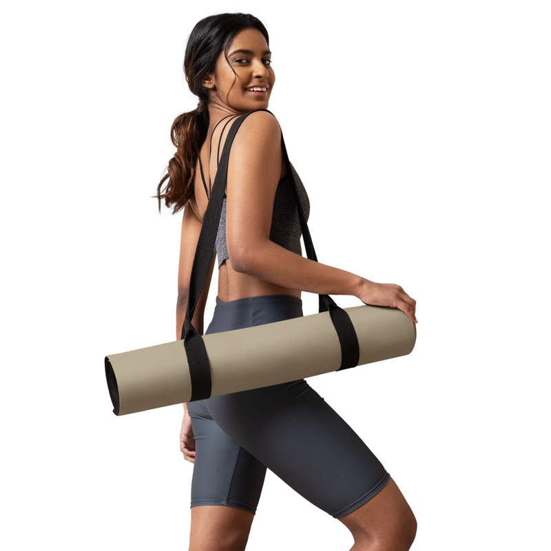 Whether you’re exercising, stretching, or meditating, it’s worth having a yoga mat that brings you joy and matches your style. It’s easy to carry and provides both stability and comfort with anti-slip rubber on the bottom and soft microsuede on top.

• Rubber mat with a microsuede top
• Anti-slip rubber bottom
• Size: 24″ × 68″ (61 cm × 173 cm)
• Weight: 62 oz. (1.75 kg)
• Mat thickness: 0.12″ (3 mm)
• Product sourced from China