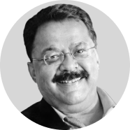 Headshot of Swami Swaminathan