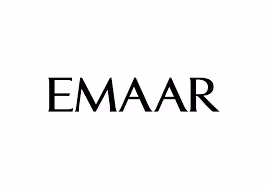 Emaar brand logo in black text on white background.