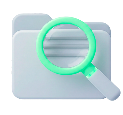 Stylized folder icon with a dollar sign and lines representing financial information, accompanied by a pencil symbolizing editing.