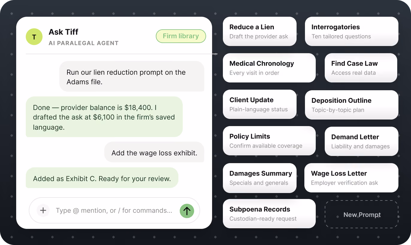 PLACEHOLDER - replace with Figma node 14:3766 Custom Prompts Header (Ask Tiff panel with 13 prompt cards)