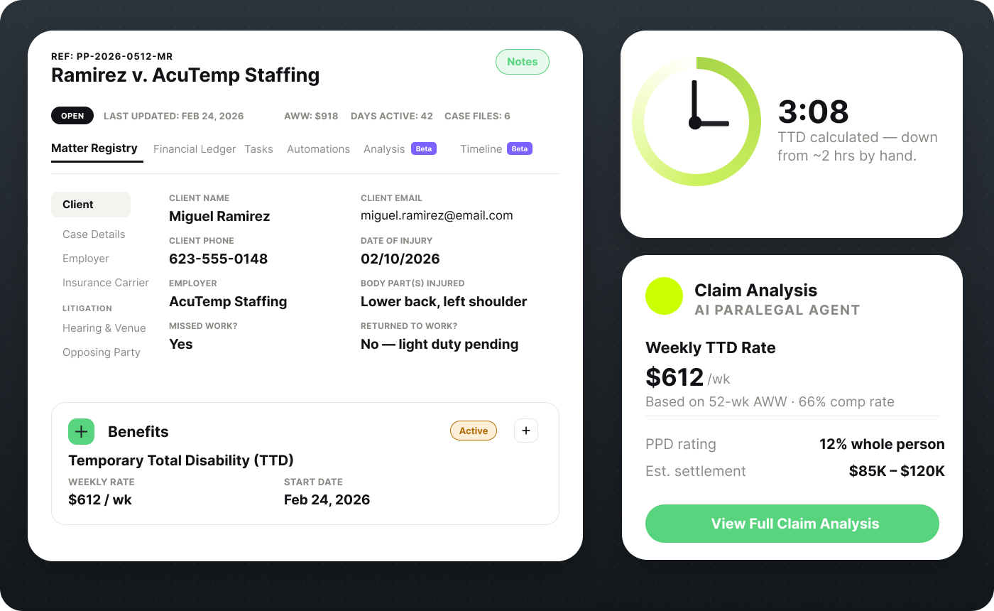 PLACEHOLDER - replace with Workers' Comp hero product screenshot