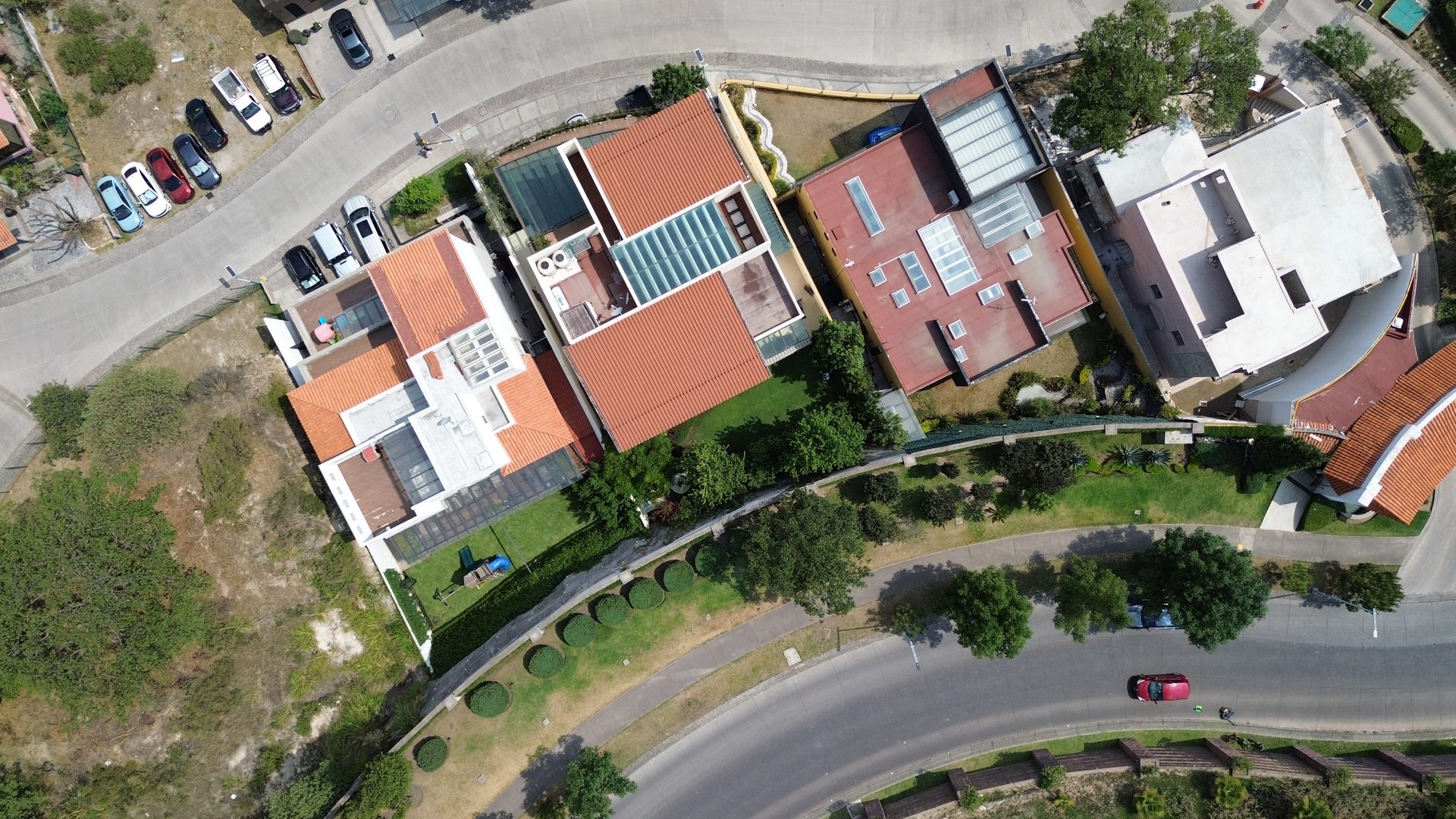 Paisaje urbano de zona de desarrollo Cimentum