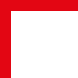 Red corner graphic