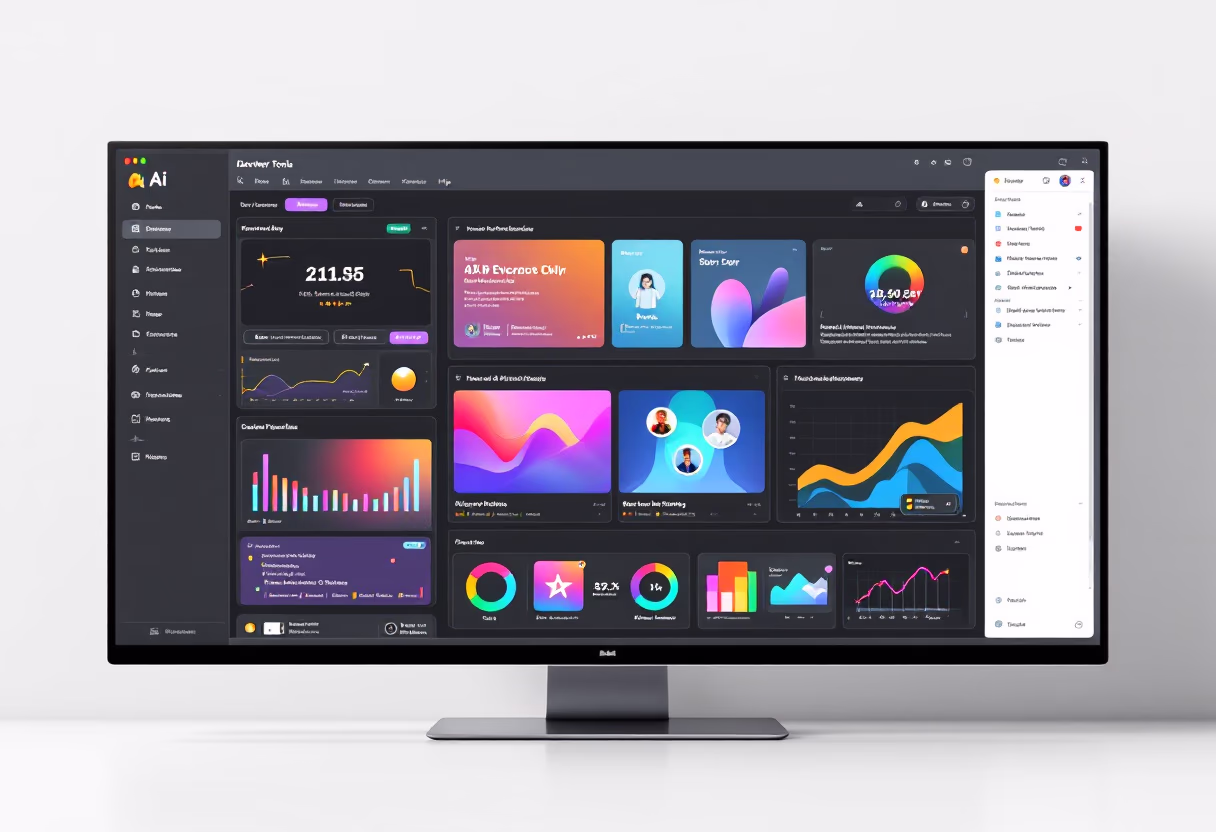 [interface] screenshot of core features (for an ai developer tools)