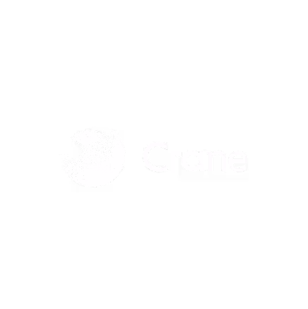 Crane logo with a stylized crane bird inside a circle.