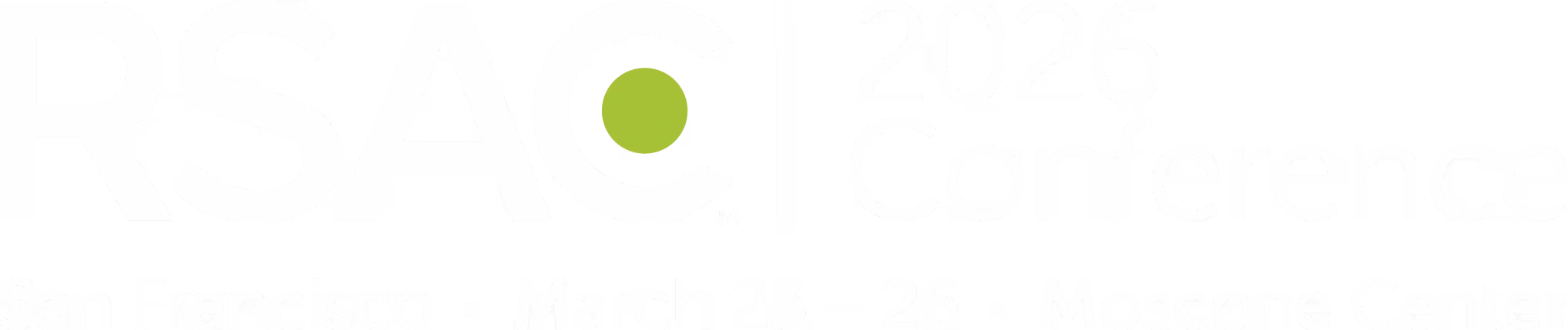 RSAC logo with text '2026 Conference San Francisco March 23-26 Moscone Center'.